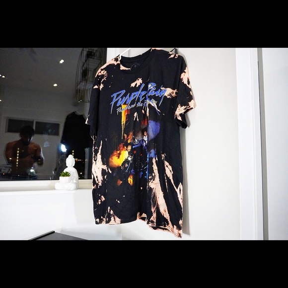Marvel Shirts Vintage Bleach Dye Purple Rain Tee Poshmark